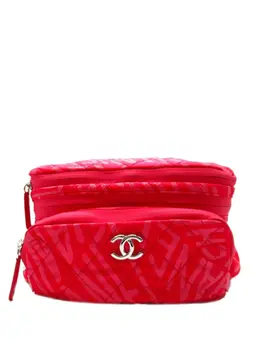 CHANEL Pre-Owned: Розовый рюкзак 