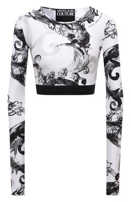 Versace Jeans Couture: Топ с длинным рукавом 