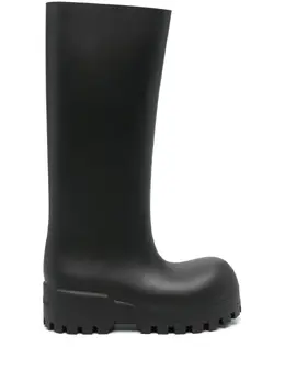 Balenciaga: Чёрные ботинки  Bulldozer