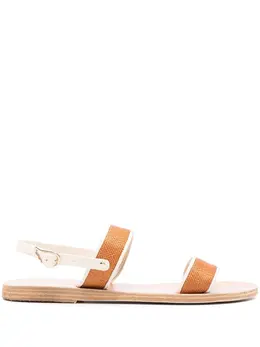Ancient Greek Sandals: Белые сандалии  Clio