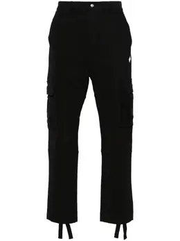 Marcelo Burlon County of Milan: Чёрные брюки 
