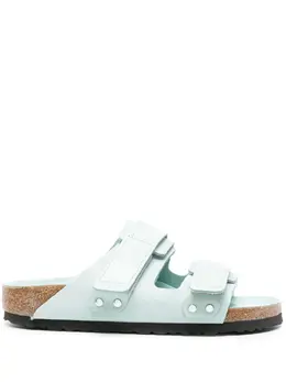 Birkenstock: Зелёные сандалии 
