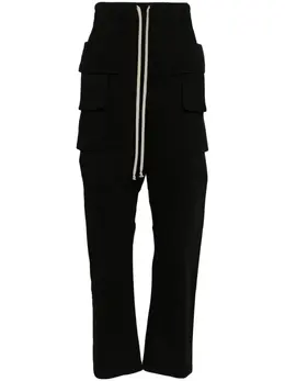 Rick Owens DRKSHDW: Чёрные брюки  Jumbo