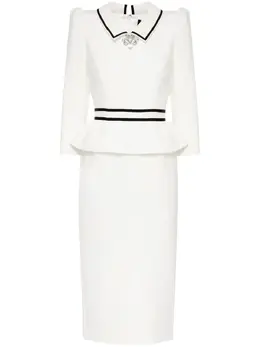 Jenny Packham: Платье с баской 