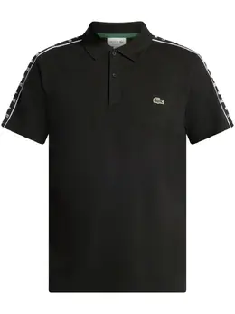 Lacoste: Поло с лампасами 
