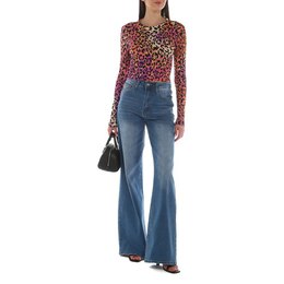 Just Cavalli: Свитер с леопардовым принтом 