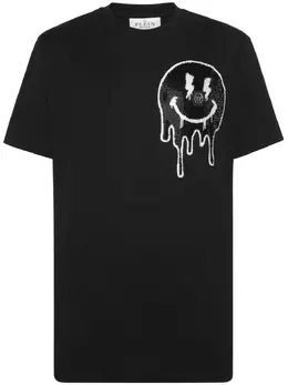 Philipp Plein: Чёрная футболка  Smile