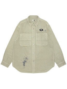 AAPE BY *A BATHING APE®: Хлопковая рубашка 