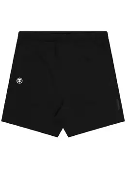 AAPE BY *A BATHING APE®: Чёрные шорты 
