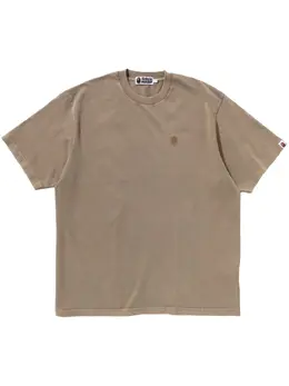 A BATHING APE®: Бежевая футболка 