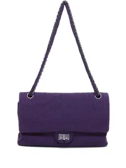 CHANEL Pre-Owned: Фиолетовая сумка 