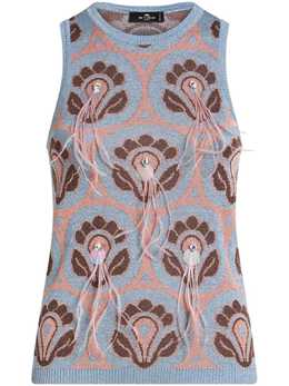 ETRO: Жаккардовый топ 