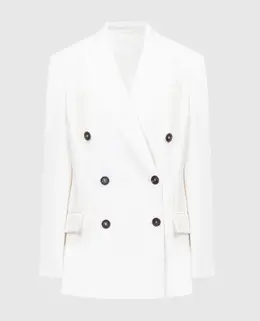 Brunello Cucinelli: Белый жакет 
