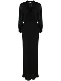 Saint Laurent: Прозрачное платье 