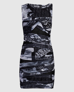 Versace Jeans Couture: Чёрное платье 