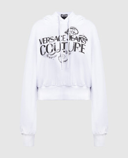Versace Jeans Couture: Білі толстовки 