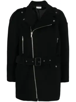 Saint Laurent: Пальто с воротником 