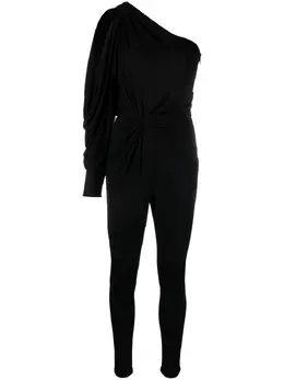Saint Laurent: Чёрный комбинезон 