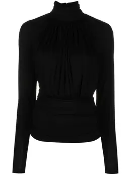 Saint Laurent: Чёрный топ 