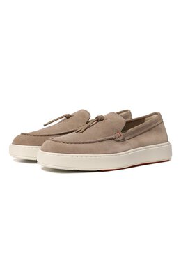 Santoni: Оранжевые туфли 