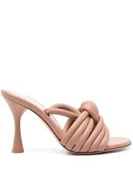 Gianvito Rossi: Бежевые сандалии 