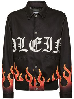 Philipp Plein: Куртка  Flame с принтом