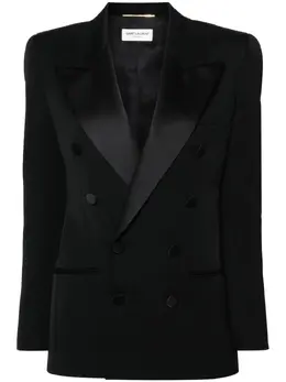 Saint Laurent: Двубортный жакет 