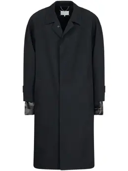 Maison Margiela: Чёрное пальто  Anonymity Of The Lining