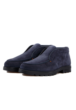SANTONI: Синие ботинки 
