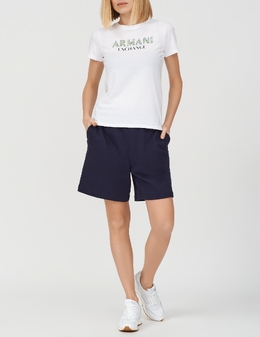 ARMANI EXCHANGE: Белая футболка 