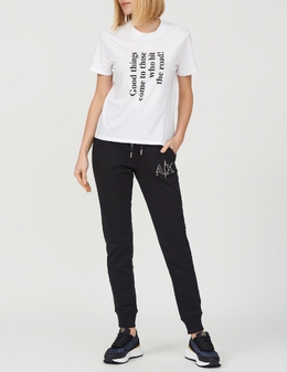ARMANI EXCHANGE: Белая футболка 