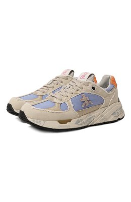 Premiata: Бежевые кроссовки  Mased