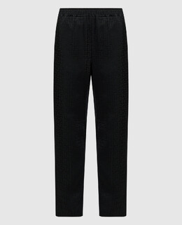 Balmain: Чорні брюки 