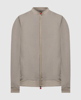 Kiton: Серый свитер 