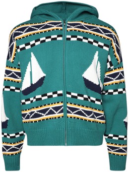 RHUDE: Зелёная толстовка 