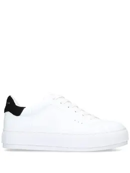 Kurt Geiger London: Белые кроссовки 