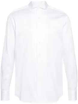 Canali: Рубашка с английским воротником 