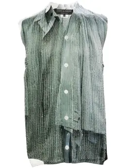Comme des Garçons Homme Plus: Зелёный жилет 