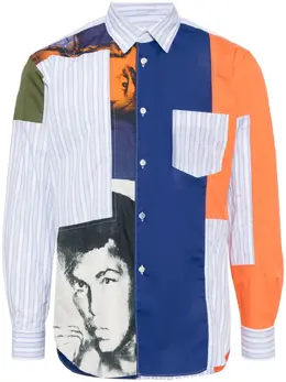 Comme Des Garçons Shirt: Рубашка в полоску 