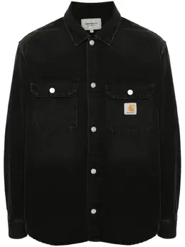 Carhartt WIP: Чёрная рубашка 
