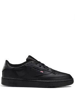 Reebok: Чёрные кроссовки  Club C 85