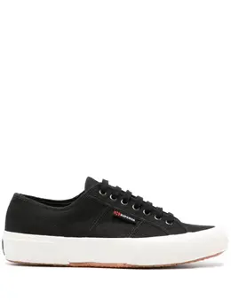 Superga: Чёрные кроссовки 