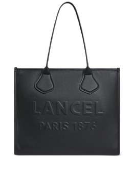Lancel: Чёрная сумка-шоппер 