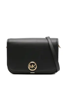 Michael Michael Kors: Чёрная сумка через плечо 