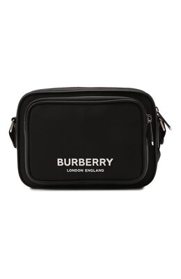 Burberry: Чёрная сумка 