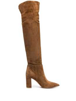 Gianvito Rossi: Коричневые сапоги 