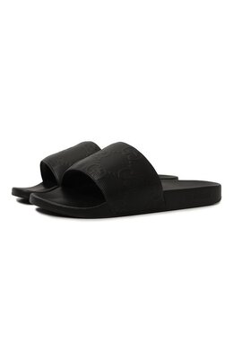 Gucci: Чёрные шлёпанцы 