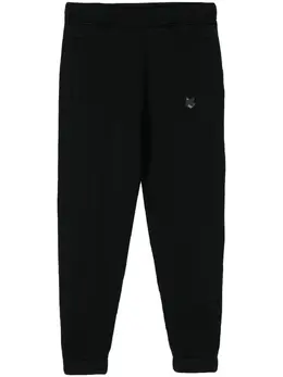 Maison Kitsuné: Чёрные брюки 
