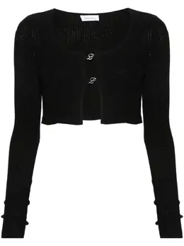 Blumarine: Чёрный кардиган 