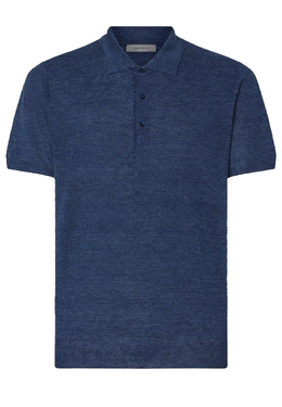 CORNELIANI: Синее поло 